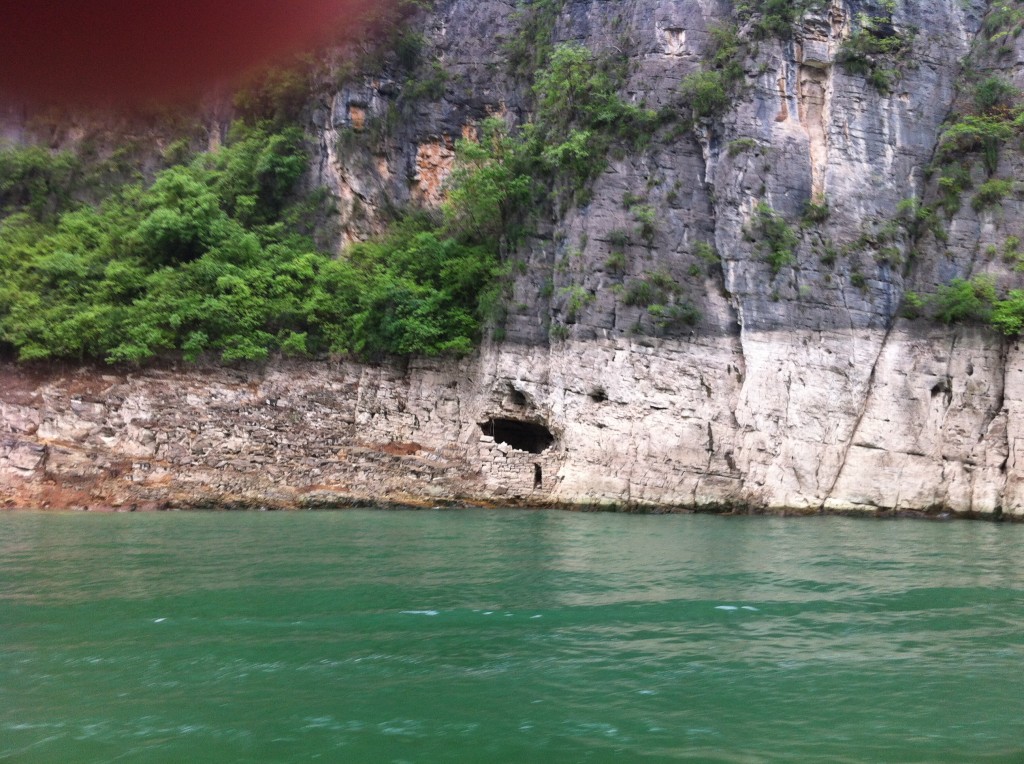 How the ancients blocked off the cave entrance