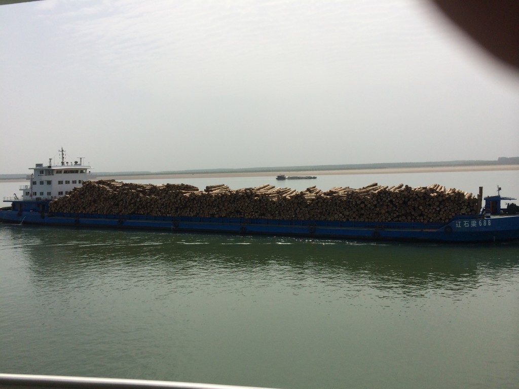 Traffic on lower Yangtze